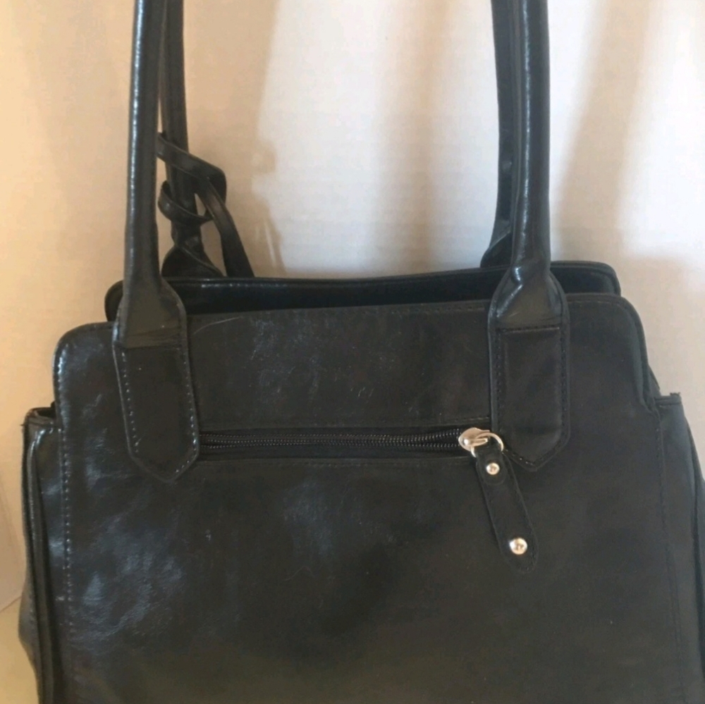 New ELLEN TRACY BLACK HANDBAG - Picture 4 of 9